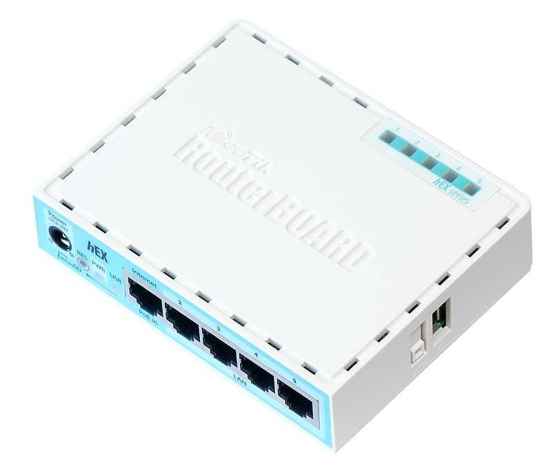 Mikrotik RB750GR3 cable router Gigabit Ethernet Turquoise