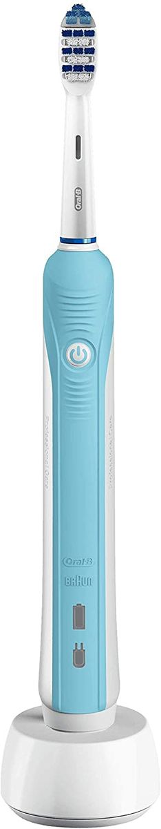 Oral-B Pro Electric Toothbrush Rechargeable 80301360 Blue Norme Trizone