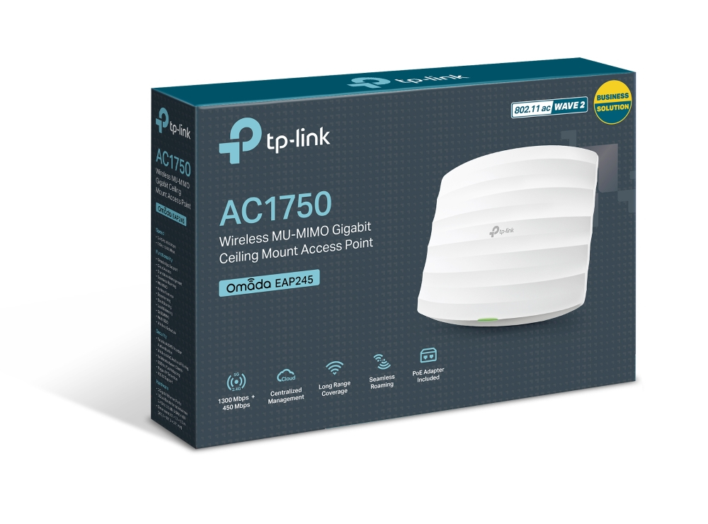 TP-Link EAP245 WLAN Access Point 1300 Mbit/s Weiß Power over Ethernet (PoE)