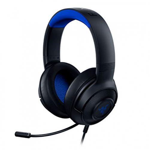 Razer Kraken X for Console Gaming Headset Virtual 7.1 Surround-Sound 3.5mm Multi-Plattform Black/Blue