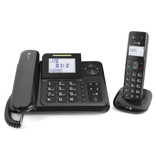 Doro Comfort 4005 Analoges/DECT-Telefon Anrufer-Identifikation