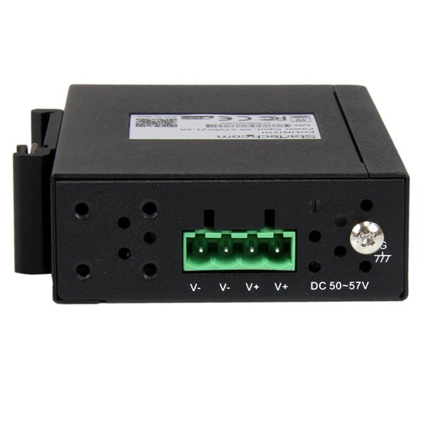 StarTech.com Industrial 2 Port Gigabit PoE+ Injector 48V 30W for Wall Mounting