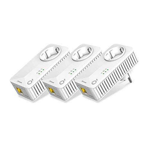 Strong Powerline 500 network adapter set of 3 3 Powerlan adapters up to 500 Mbit/S LAN network from the socket Fast Ethernet LAN