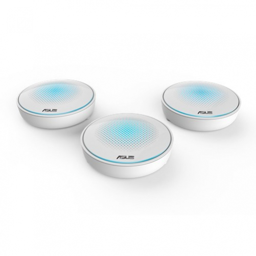 ASUS LYRA WLAN Mesh System, 867 Mbit/s Weiß, Tri-Band Set, 3er-Pack (90IG04C0-BM0B10)