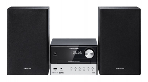 Grundig CMS 1050 BT DAB+ home stereo home audio micro system Black, Silver 30 W