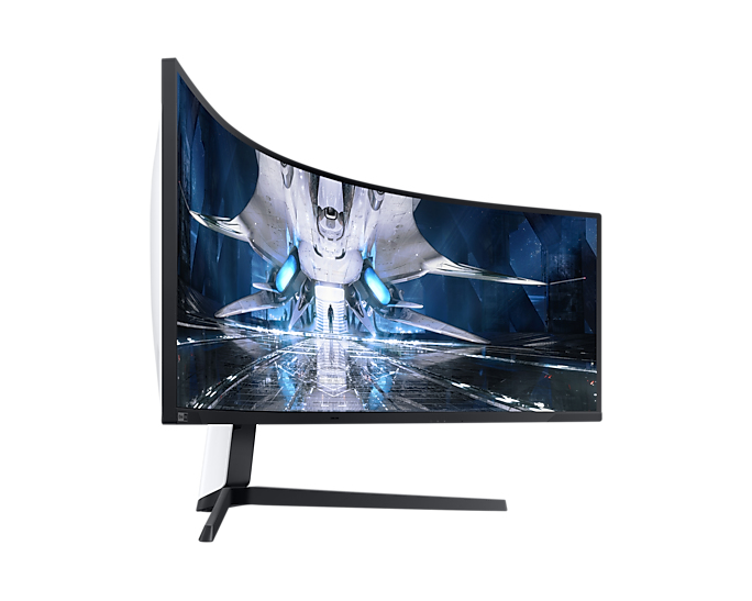 Samsung Odyssey Neo G9 Curved Gaming Monitor S49AG952NU 49" DWQHD Quantum Mini-LED AMD FreeSync Premium Pro G-Sync kompatibel Krümmung 1000R Bildwiederholrate 240 Hz/Weiß Samsung Odyssey Neo G9 Curved Gaming Monitor S49AG952NU 49" DWQHD Quantum Mini-LED AMD FreeSync Premium Pro G-Sync kompatibel Krümmung 1000R Bildwiederholrate 240 Hz/Weiß