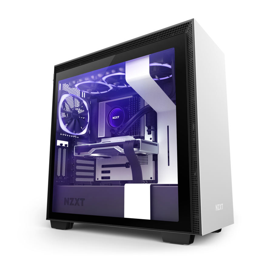 NZXT Kraken X73 RGB 360 mm - RL-KRX73-R1 - AIO RGB CPU Flüssigkeitskühler - Verbesserte Pumpe - Angetrieben durch CAM V4 - RGB-Anschluss - 120 mm Aer RGB V2 Kühlerlüfter (3 im Lieferumfang enthalten) Kraken X RGB 360mm Schwarz
