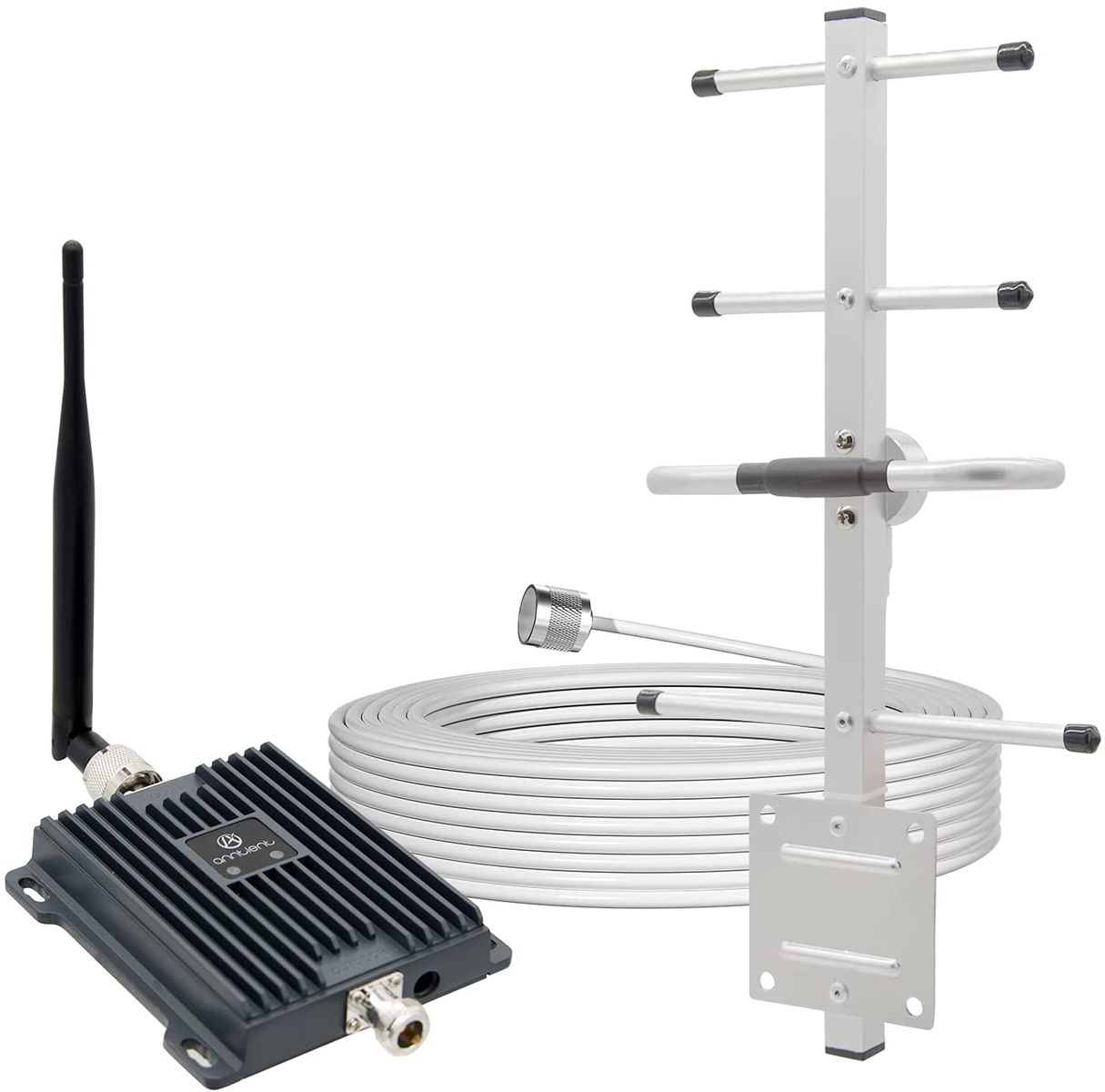 ANNTLENT cell phone signal booster 4G LTE cellular repeater 4G 800MHz band 20 GSM 900MHz band 8 signal booster internet booster for E-Plus O2 T-Mobile Vodafone suit for home/office use panel+yagi 800MHz