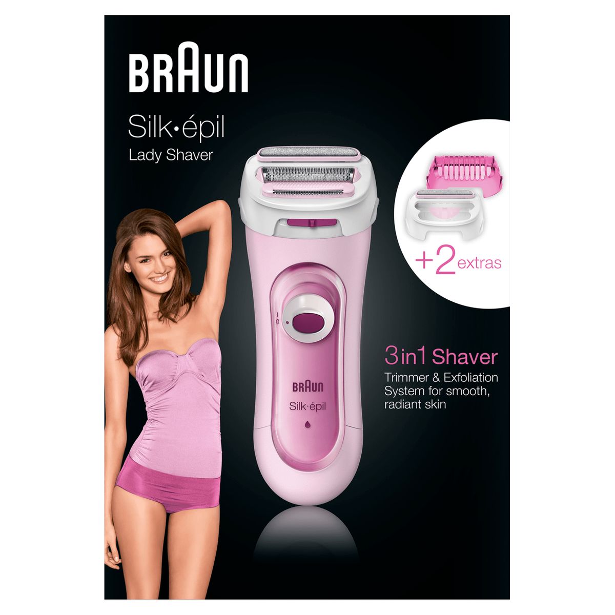Braun Silk Epil Lady Shaver LS5360 Pink