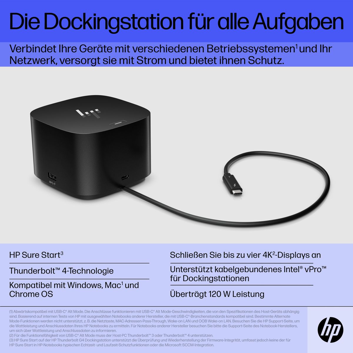 HP Thunderbolt Dock 120 W G4