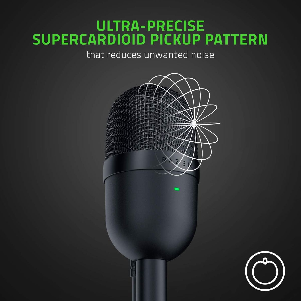 Razer Seiren Mini Microphone USB Streaming Broadcasting PC Black