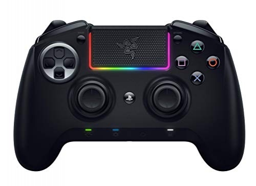 Razer Raiju Ultimate Gaming Controller Gamepad Wireless BT + USB Chroma RGB for PS4 PC Black