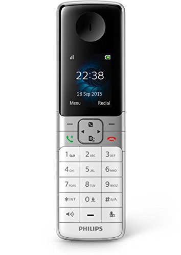 philips D6351W/38 schnurloses Telefon Anrufbeantworter Display HQ Sound