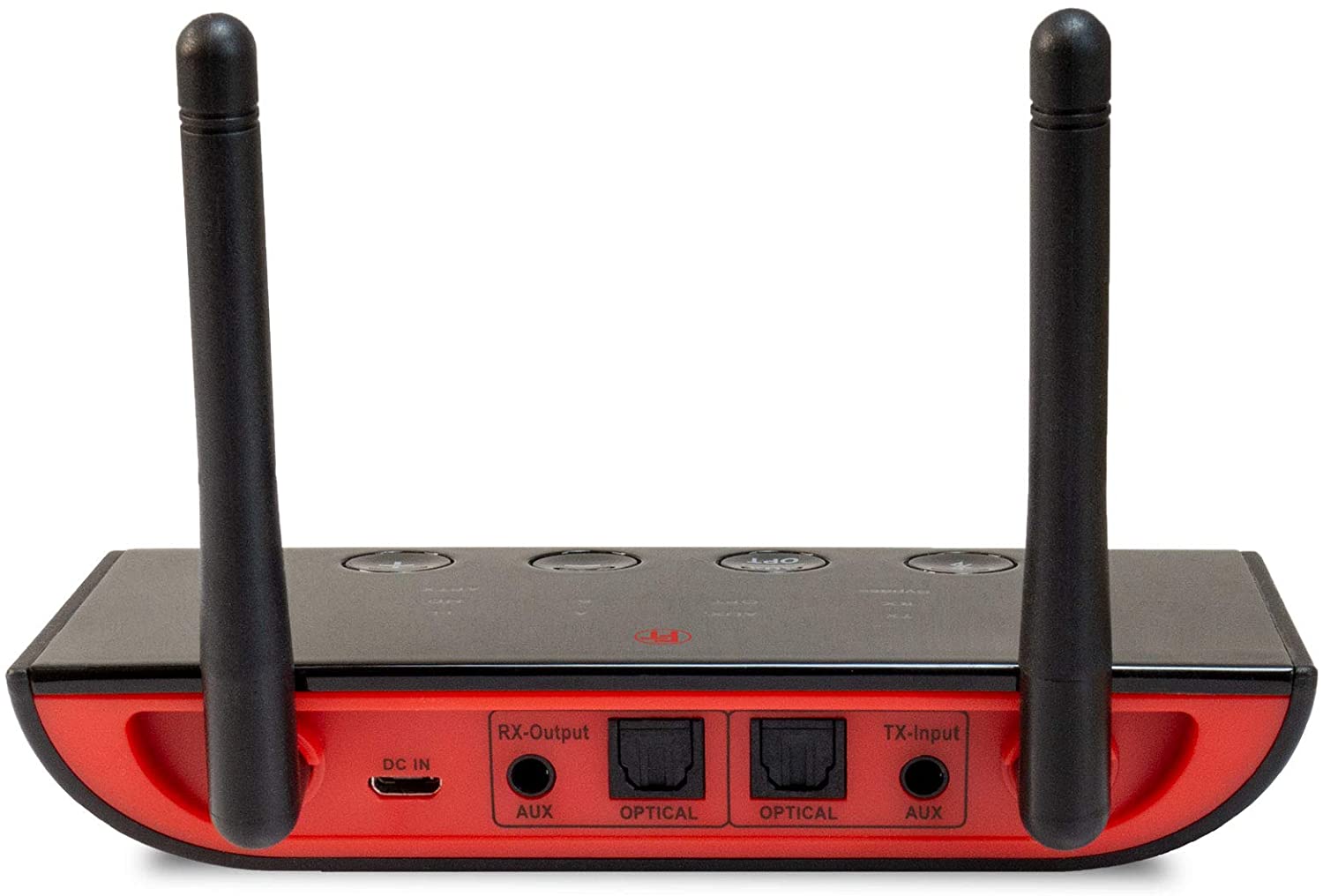 FeinTech ABT00102 Bluetooth 5.0 Audio Sender Empfänger aptX HD Low Latency Toslink SPDIF Bypass Konverter, schwarz