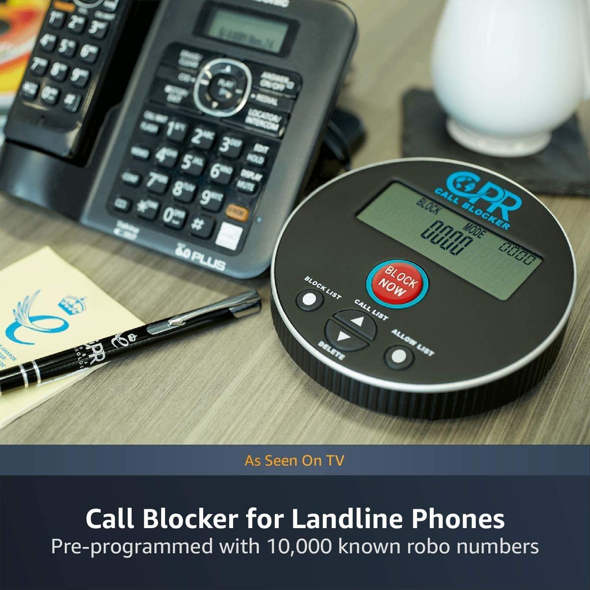 CPR Call Blocker V10000 - Block all nuisance, PPI calls, scams, calls and unwanted calls to landlines
