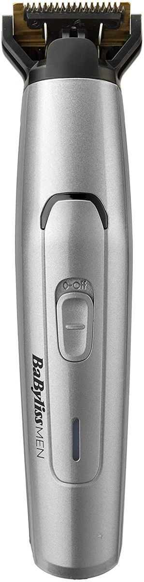 BaByliss MEN Multi-Purpose Trimmer Kit 11 in 1 Titanium with Nose Trimmer and Finishing Razor - 100% Waterproof