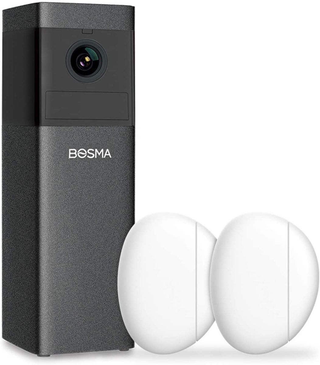 BOSMA X1 Home Security Camera 1080p HD Two Way Audio Night Vision Siren Alarm