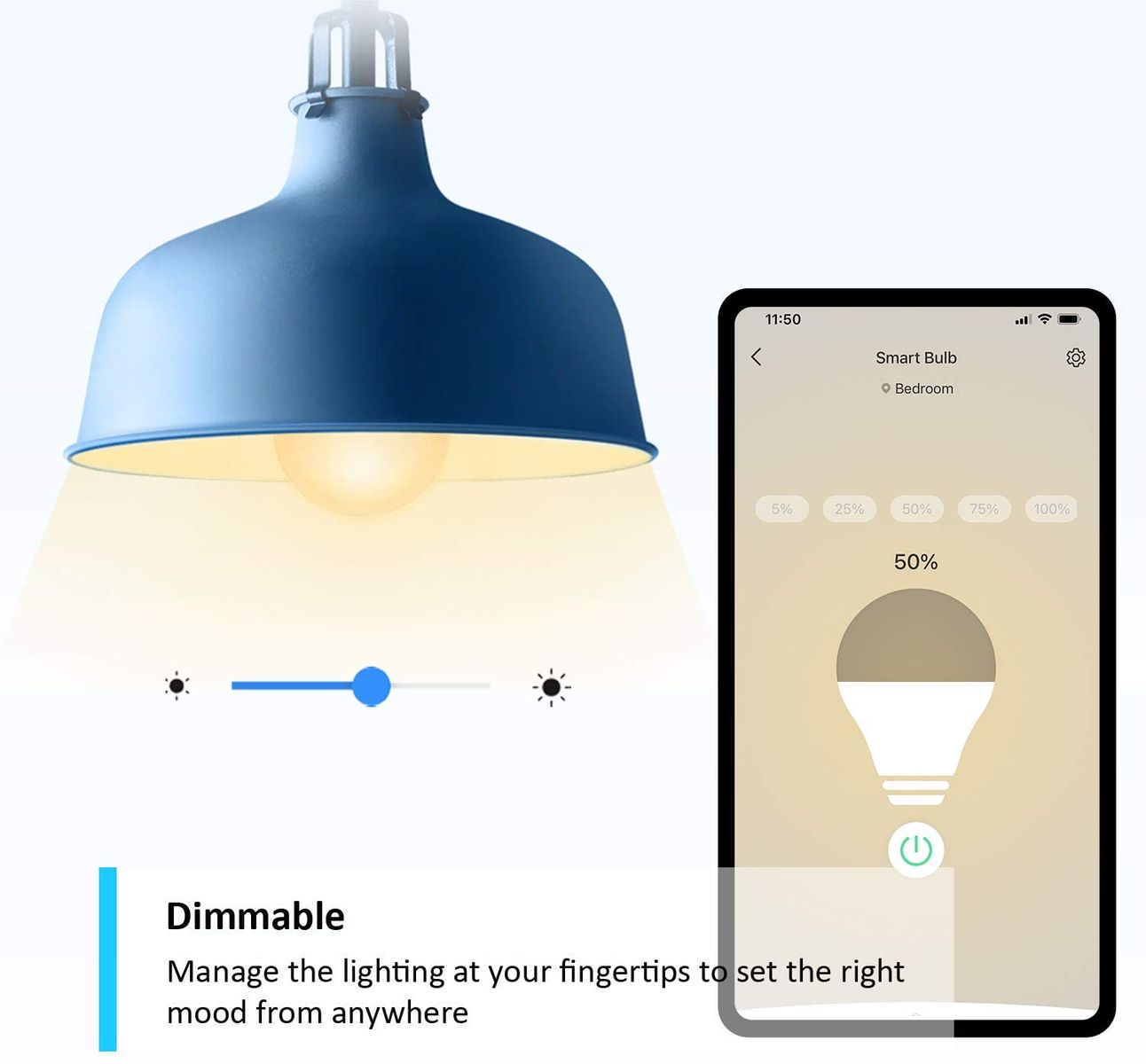 TP-Link Tapo Smart Bulb Wi-Fi Smart Switch B22 8.7W Compatible with Alexa