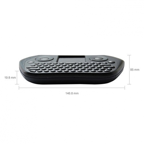 Demiawaking MEasy GP800 USB Wireless Touchpad Luft Maus Tastatur Gamepad fuer Android PC Smart TV US-Layout