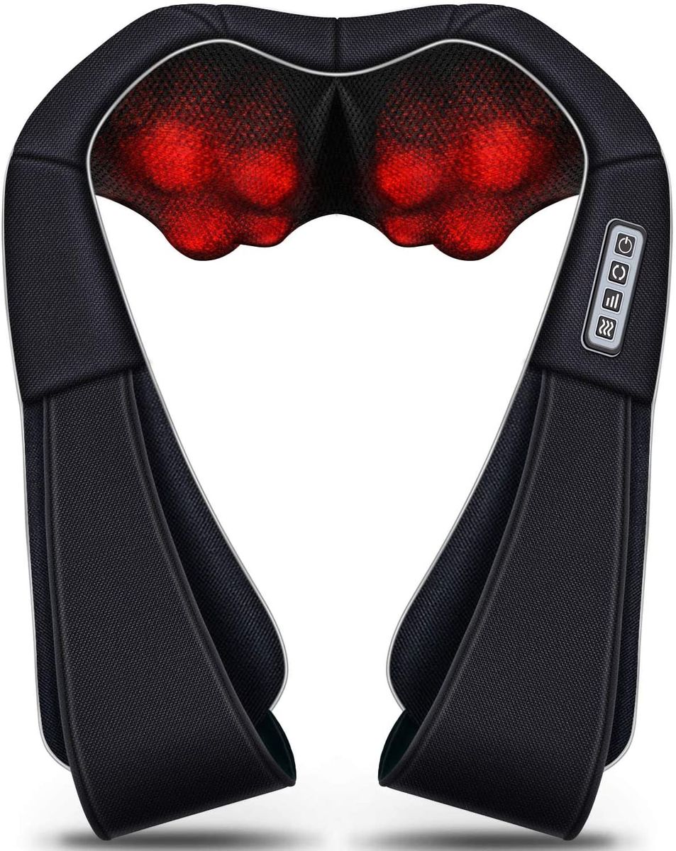 VIKTOR JURGEN Shiatsu neck and back massager with heat function for recovery