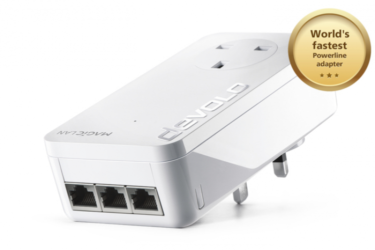 Devolo Magic 2 LAN triple 2400 Mbit/s Eingebauter Ethernet-Anschluss Weiß