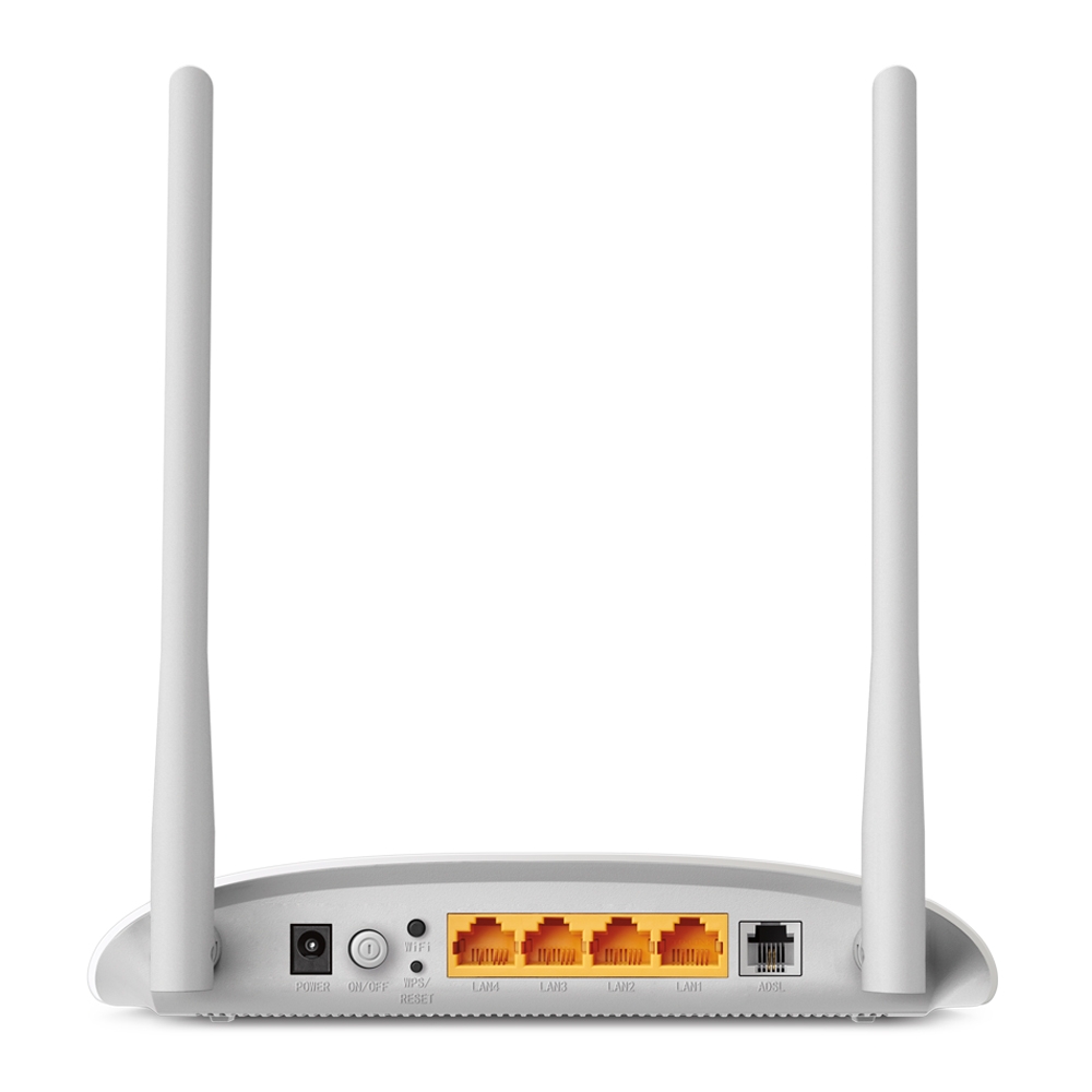 TP-Link TD-W8961N Wireless N Modem Router Access Point ADSL2+ 300 Mbit/s Annex A White v2.0 IT-Version