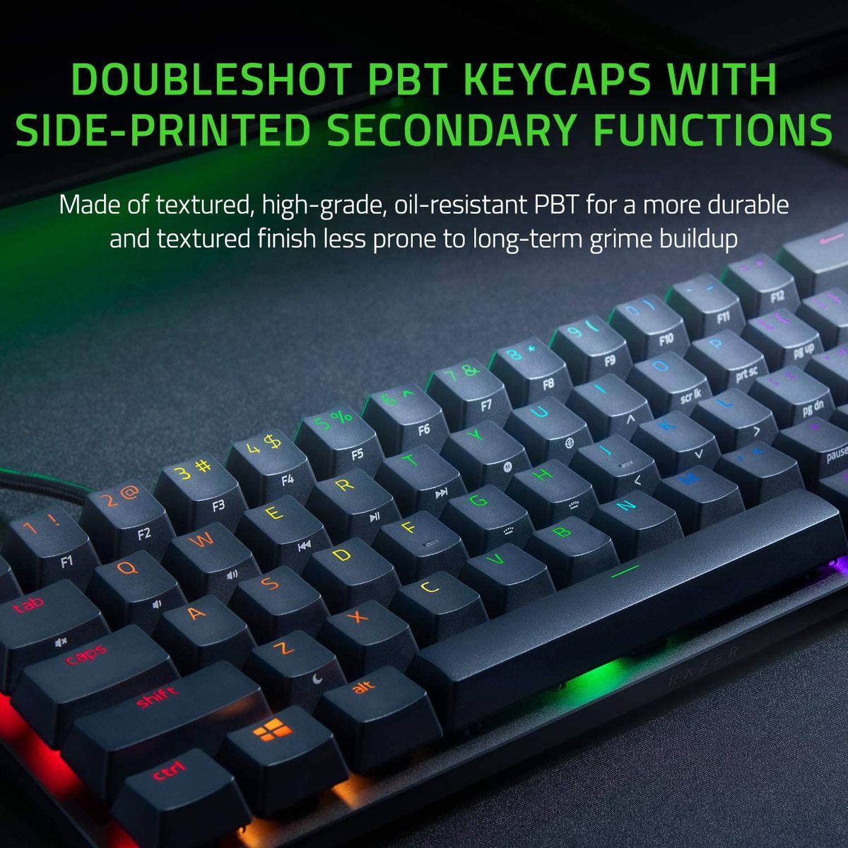 Razer Huntsman Mini Gaming Keyboard Optical Purple Switches Chroma RGB ES-Layout