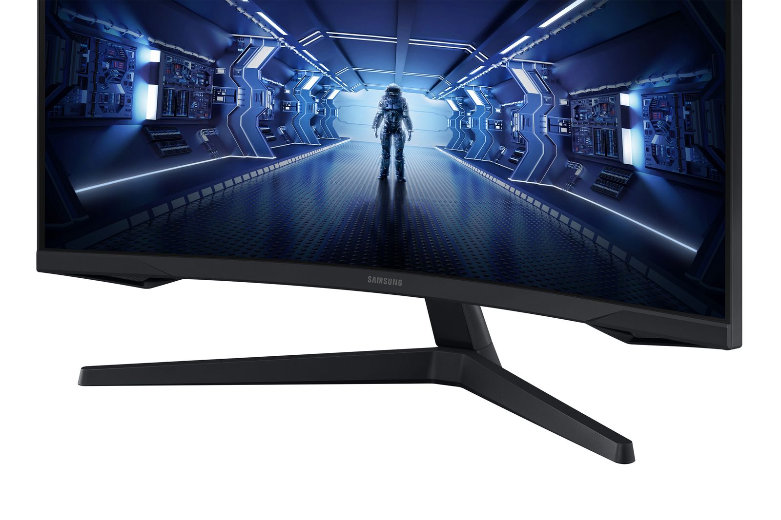 Samsung Odyssey G5 Curved WQHD Gaming Monitor C27G53T 27" VA-Panel WQHD-Auflösung HDR10 AMD FreeSync Premium Reaktionszeit 1ms Krümmung 1000R Bildwiederholrate 144 Hz 27 144 Hz + WQHD