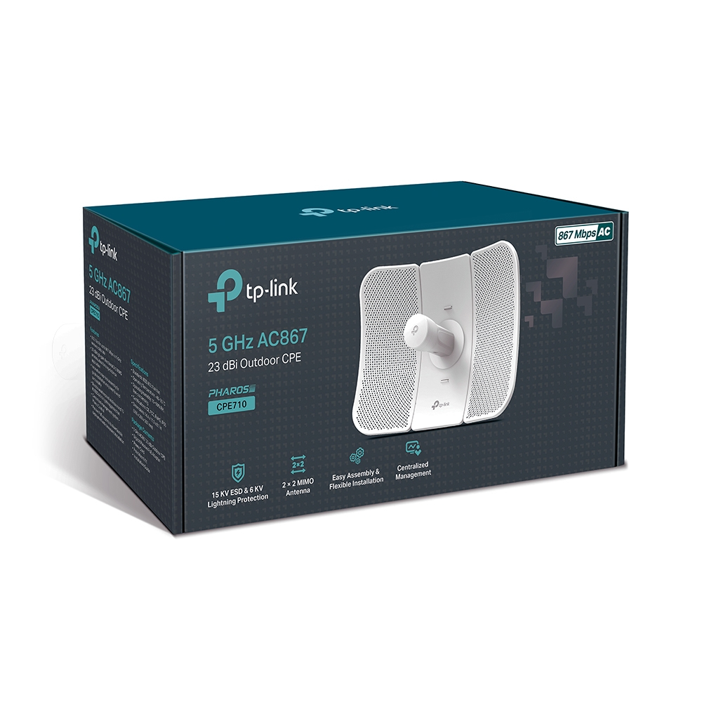 TP-Link Pharos CPE710 Outdoor WLAN Access Point 300 Mbit/s 5GHz) White v1.0