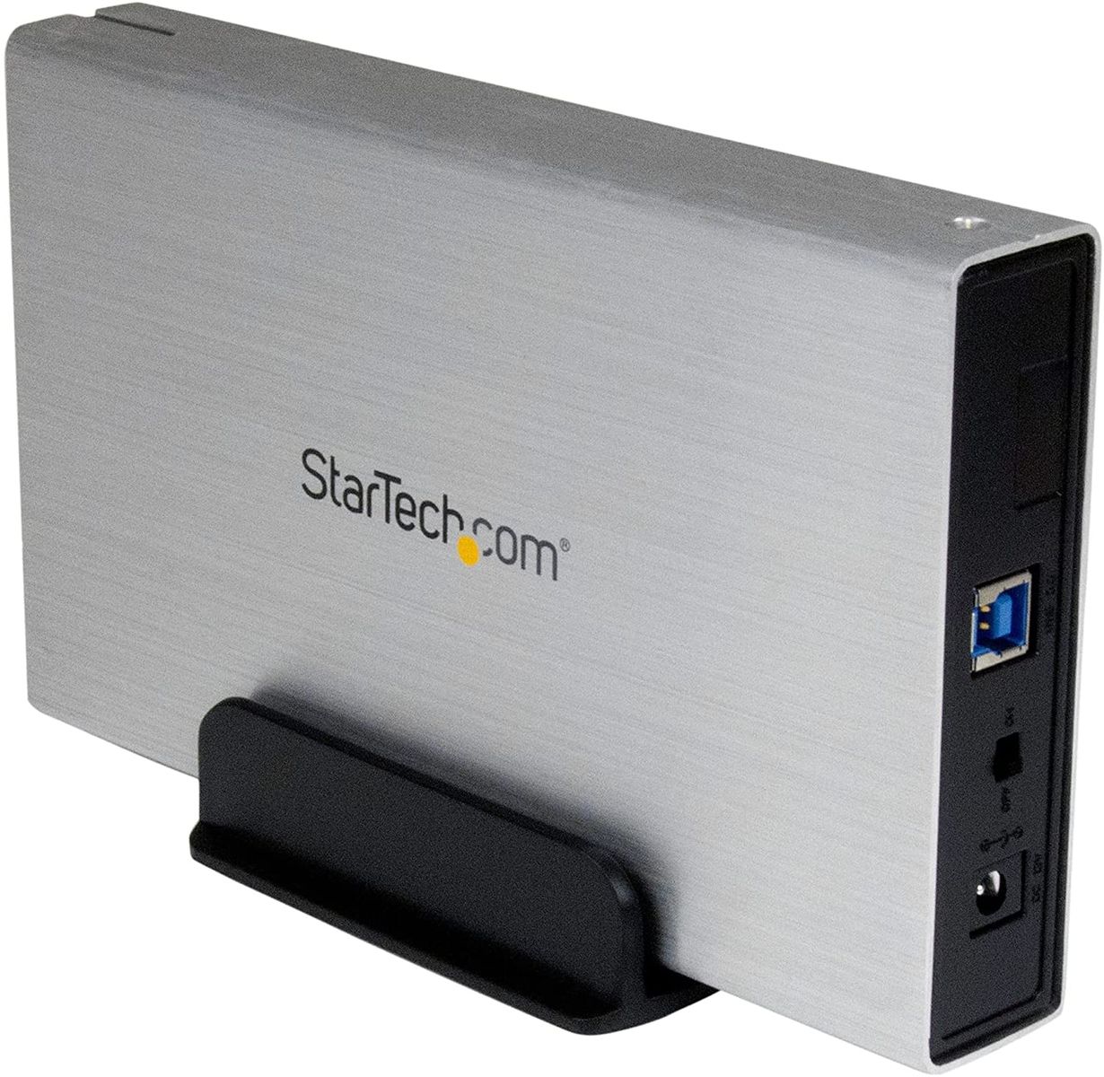 StarTech.com External 3.5 SATA III SSD USB 3.0 SuperSpeed Hard Drive Enclosure with UASP - Aluminum
