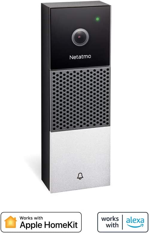 Netatmo NDB-EC doorbell Push Button Black Grey White Wireless