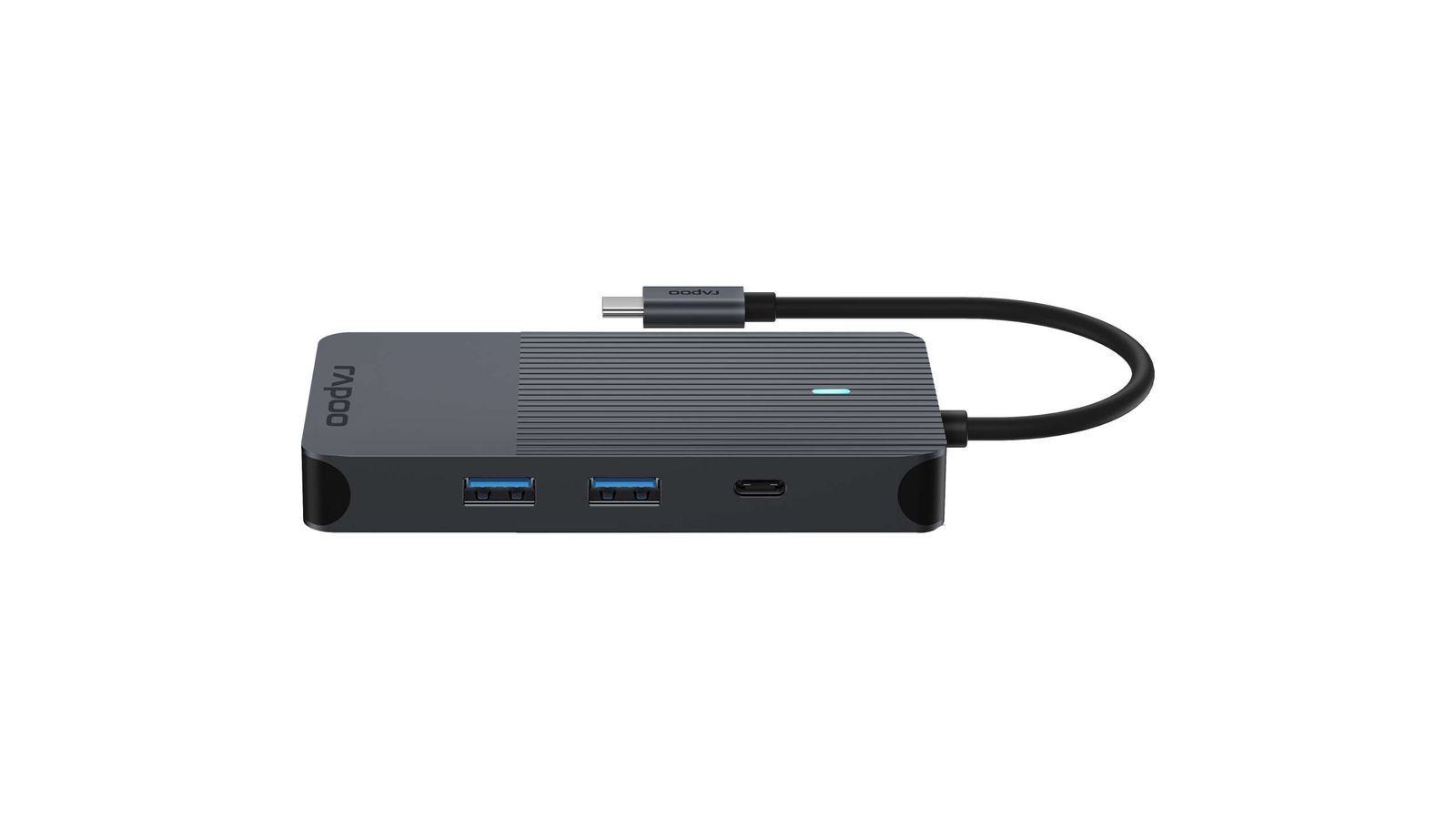 Rapoo UCM-2005 10-in-1 USB-C Multiport Adapter 100W Power Delivery HDMI DisplayPort LAN USB-C USB-A 3.0 microSD AUX v1.0