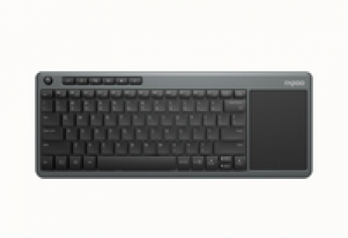 Rapoo K2600 kabellose Multimedia Tastatur mit Touchpad QWERTZ (DE)