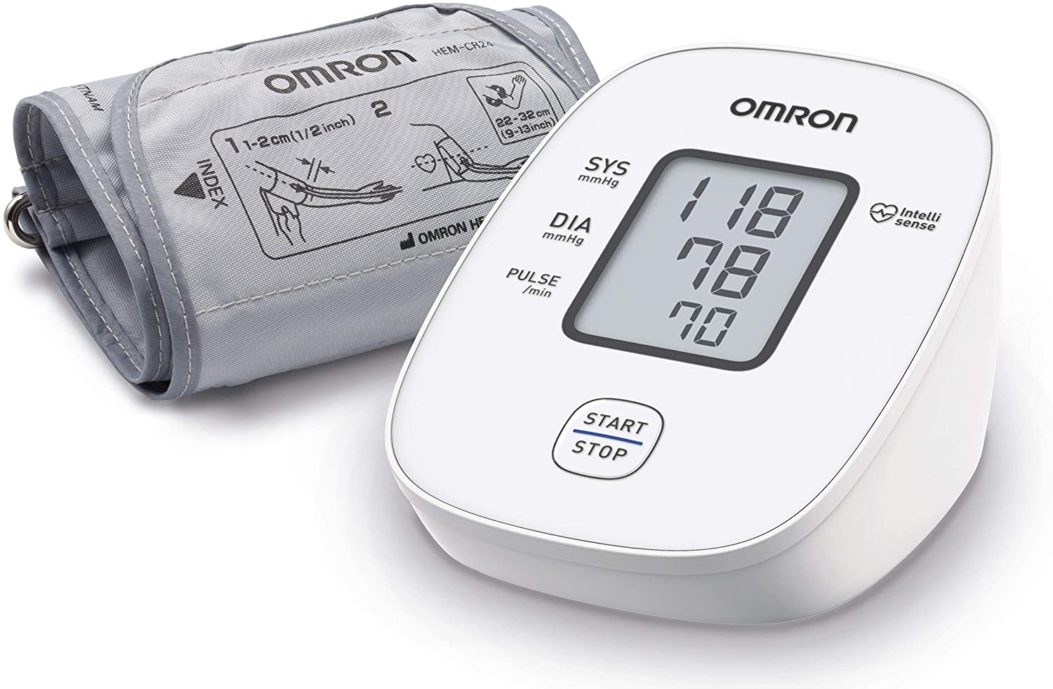 OMRON X2 Basic - Automatic blood pressure monitor for home blood pressure monitoring.