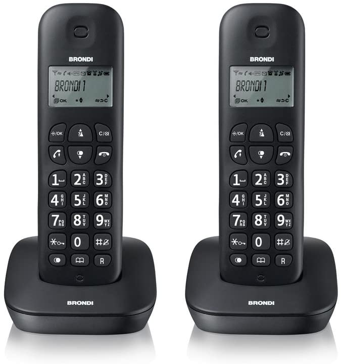 Brondi Gala Twin DECT-Telefon Anrufer-Identifikation