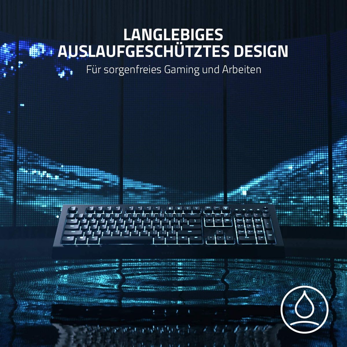 Razer Cynosa V2 Gaming Keyboard Membrane Switches Chroma RGB Media DEU Layout QWERTZ