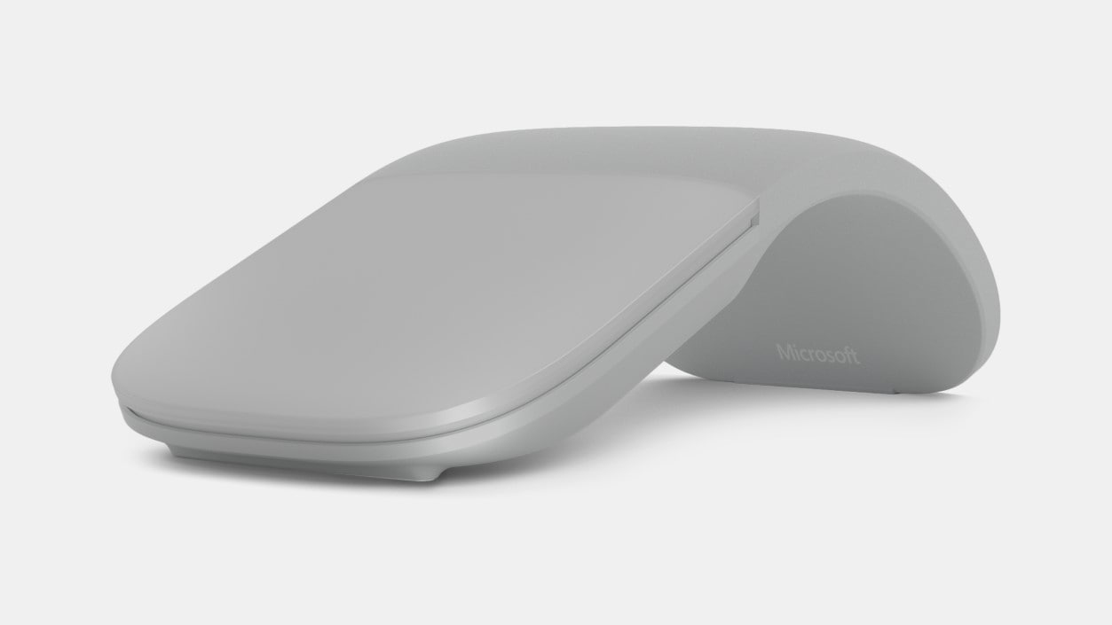 Microsoft Surface Arc Mouse Maus Büro Beidhändig Bluetooth Blue Trace
