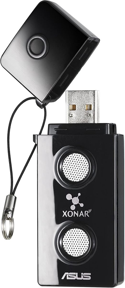ASUS Xonar U3 Plus USB Betriebene Hi-Fi Soundkarte mit Kopfhörer-Verstärker