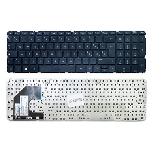 uptown Up Parts Tastatur für Sleekbook HP Pavilion schwarz IT-Layout