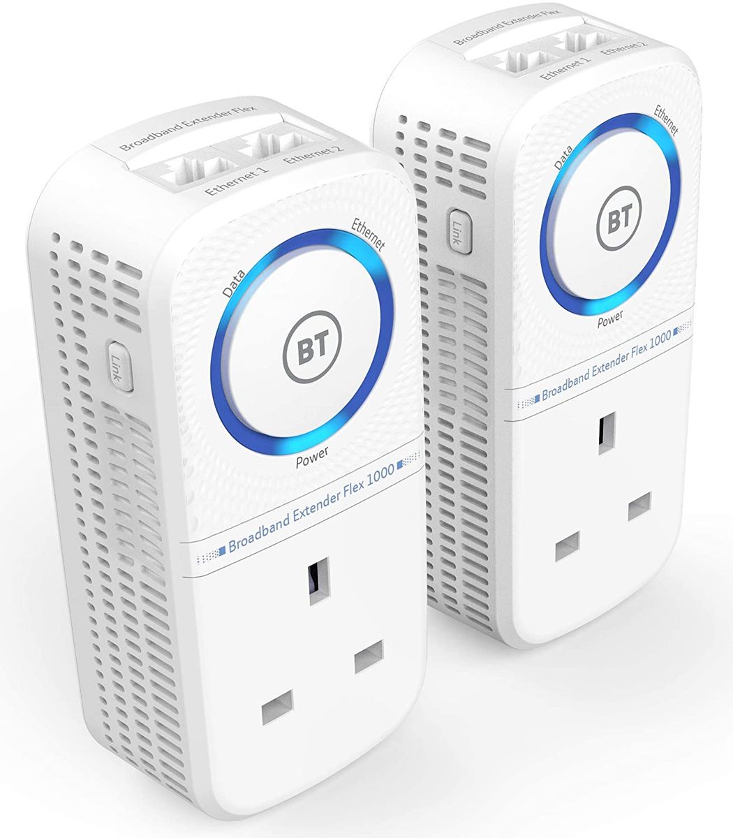 BT 1000 Mbps Broadband Extender Flex Kit Twin Pack