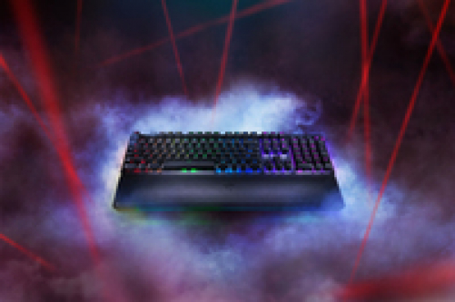 Razer Huntsman Elite Gaming Keyboard Opto-Mechanical Purple Switches ES-Layout