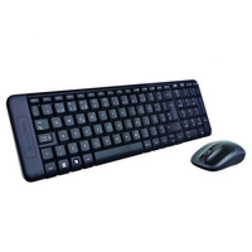 logitech MK220 Wireless Desktop Mouse and Keyboard Combo (ESP Layout - QWERTY)