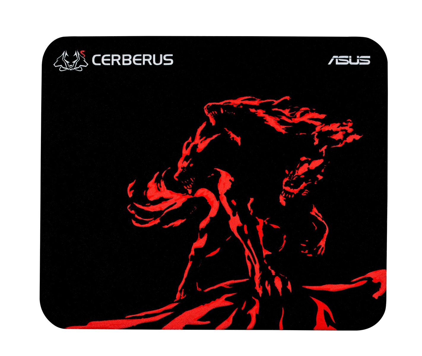 ASUS Cerberus Mat Mini Soft Gaming Mauspad (250mm x 210mm) schwarz/rot
