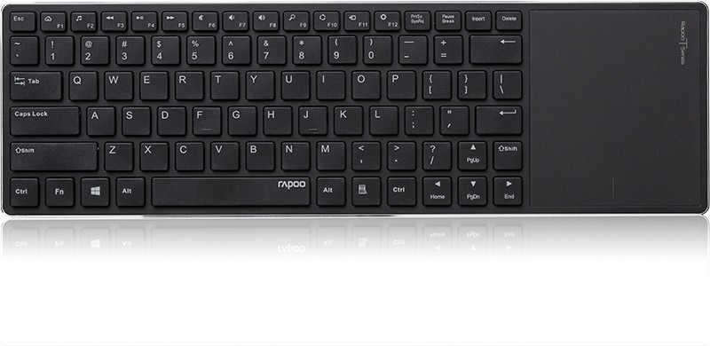 Rapoo E6700 Wireless Touch Tastatur mit Full-Size Tasten DE-Layout