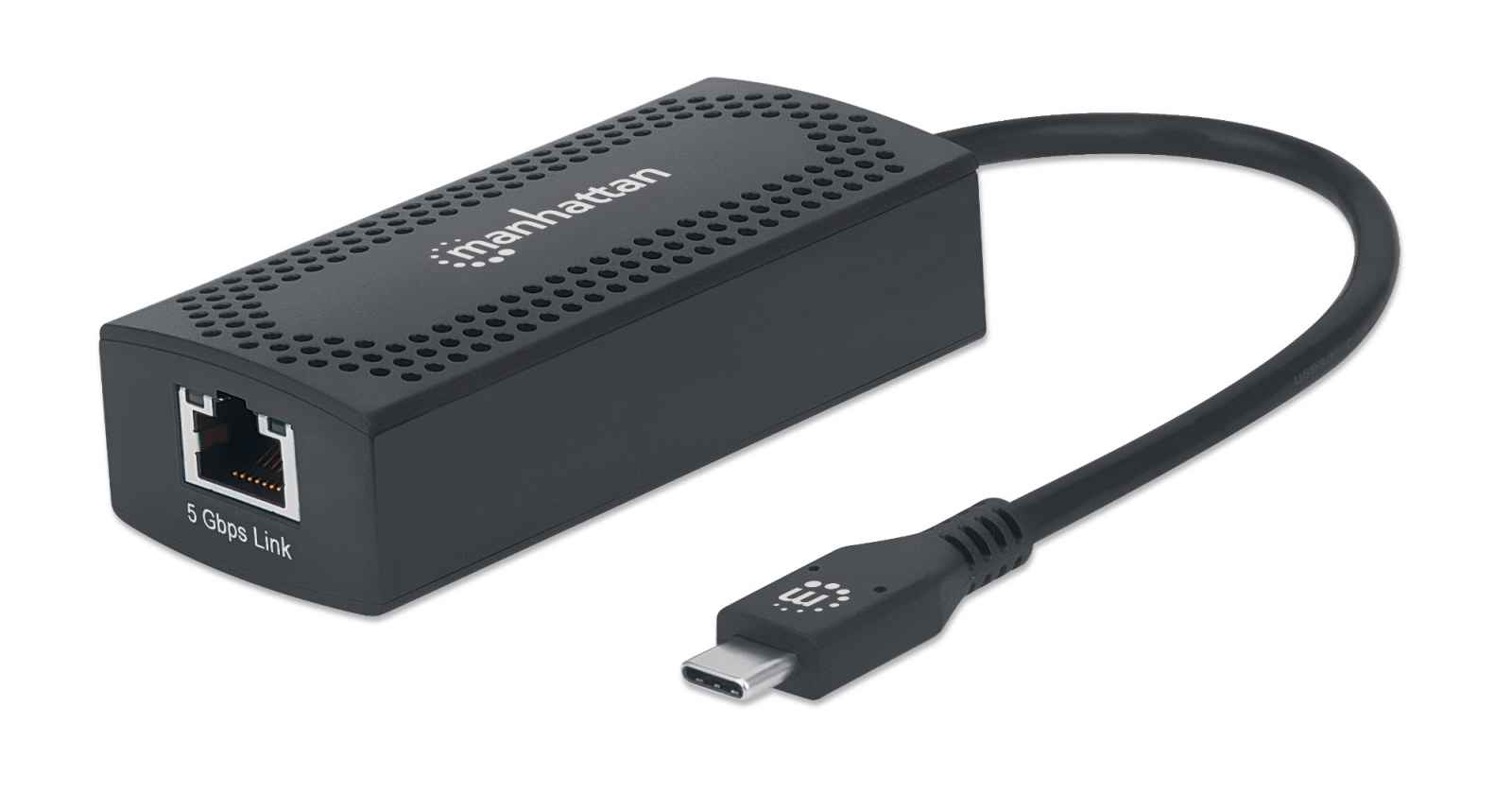 Manhattan 153461 Netzwerkadapter USB-CTM auf 5GBASE-T Schwarz