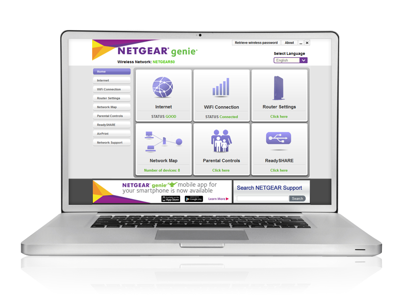 Netgear Nighthawk AC1900 WLAN-VDSL-/ADSL-Modemrouter