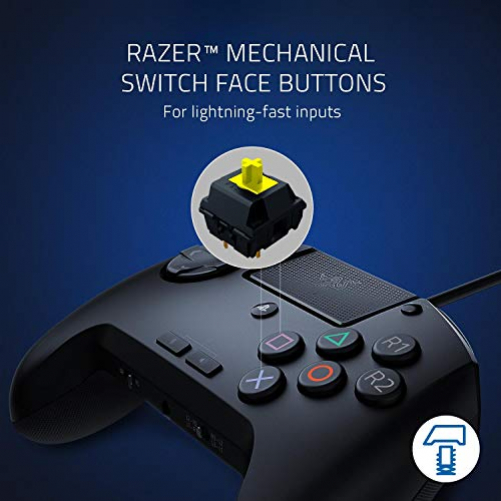 Razer Raion Fightpad for PS4 Gaming Controller Arcade-Stick USB Touchpad for PS4 PC Black