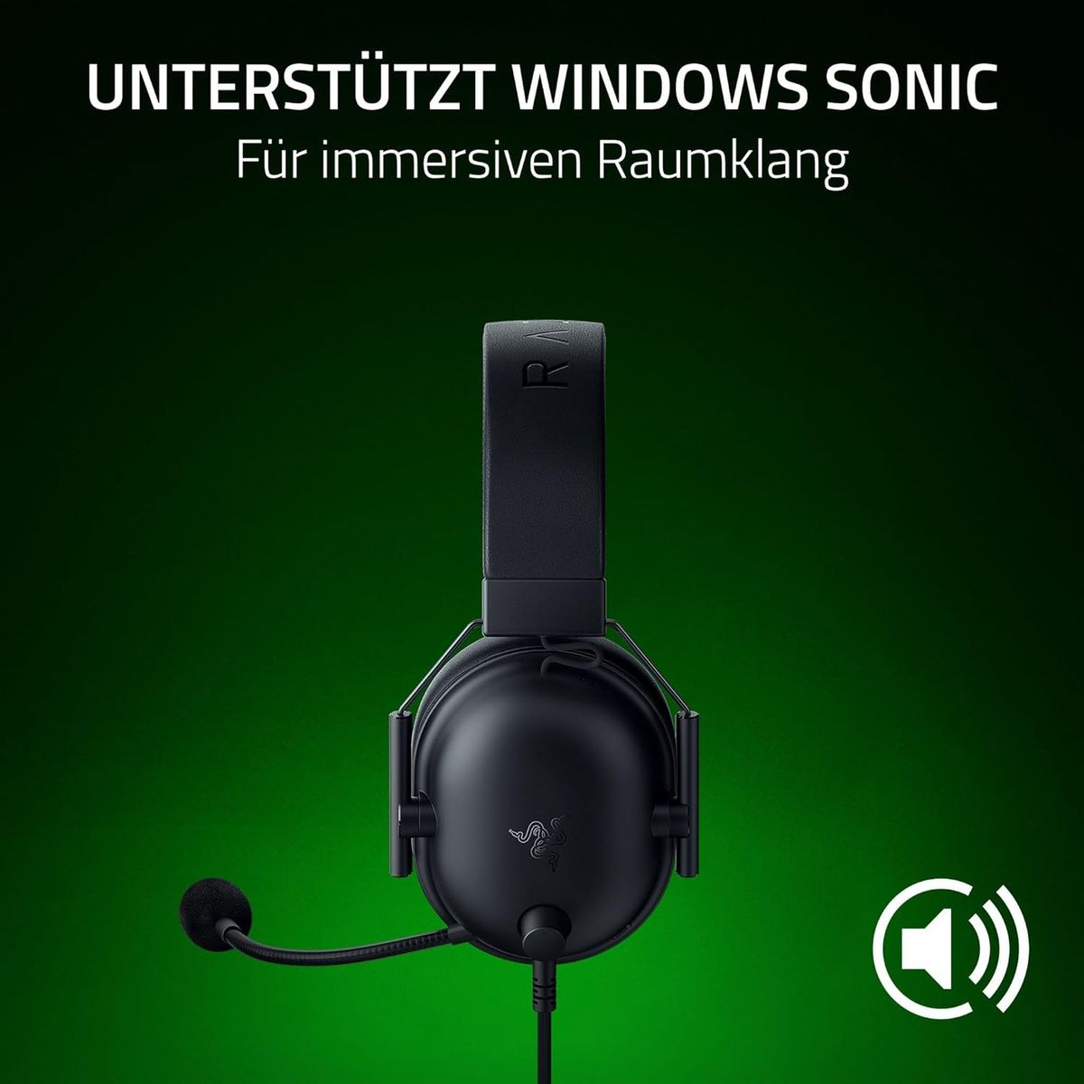 Razer Blackshark V2 X (Xbox) - Kabelgebundenes E-Sport Headset für Konsole Xbox S|X (250g, Kardioiden-Mikrofon, 50mm Treiber, Passive Geräuschunterdrückung, 3,5mm Anschluß) Schwarz