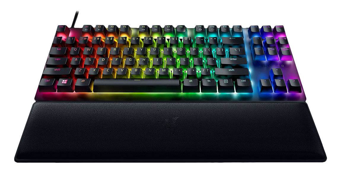 Razer Huntsman V2 TKL Gaming Keyboard Optical Red Switches Chroma RGB DE-Layout