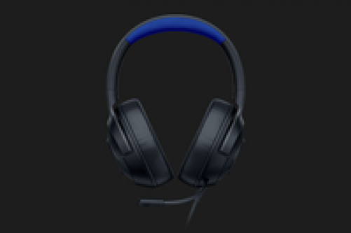 Razer Kraken X for Console Gaming Headset Virtual 7.1 Surround-Sound 3.5mm Multi-Plattform Black/Blue